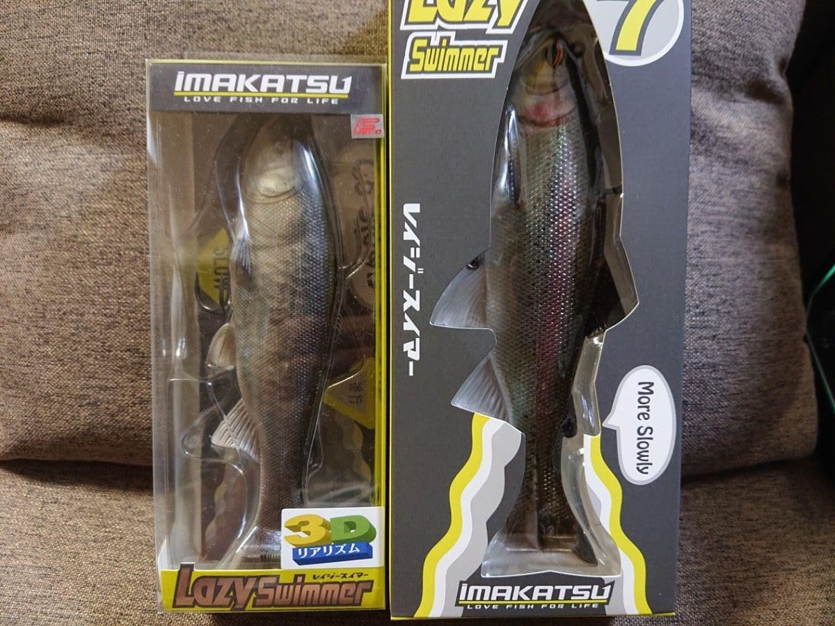 イマカツ Lazy レイジースイマー 6インチ 3DRレインボートラウト